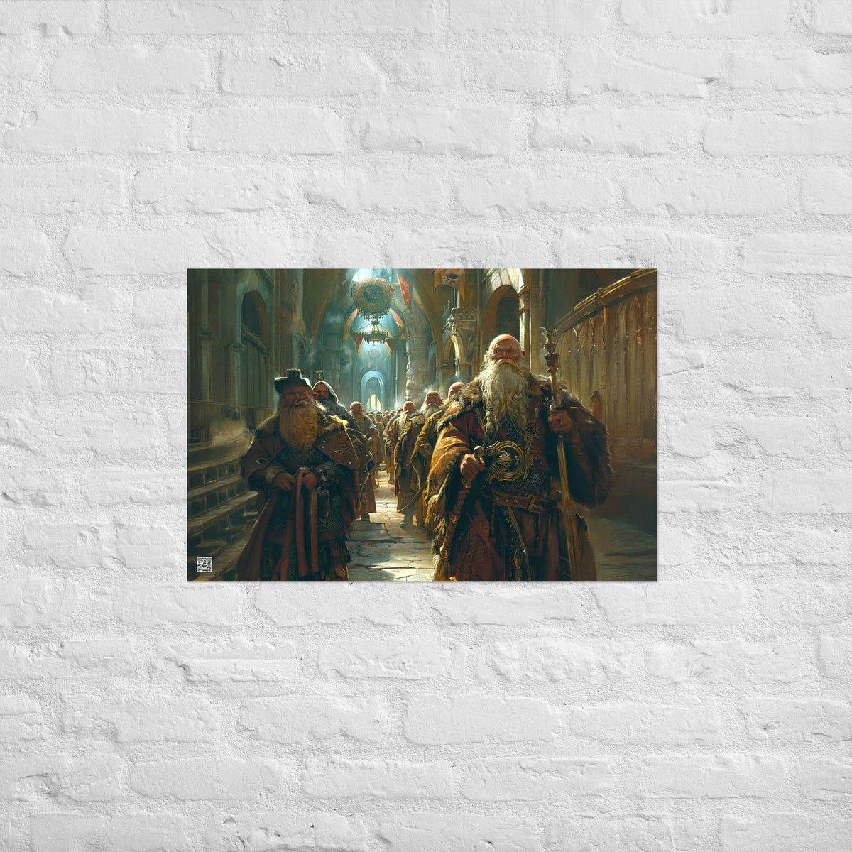 The Procession of the Stone Council - Photo paper poster - BBairt