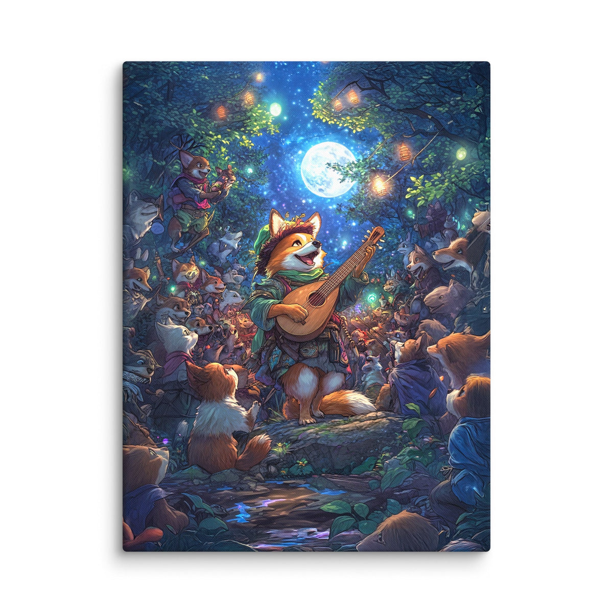 The Woodland Serenade – Canvas Print - BBairt