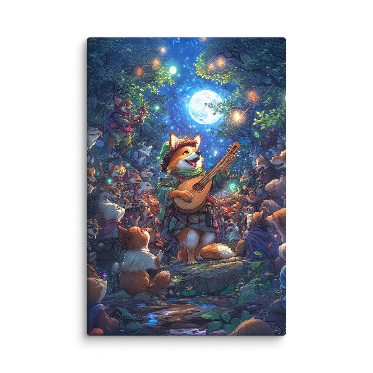 The Woodland Serenade – Canvas Print - BBairt