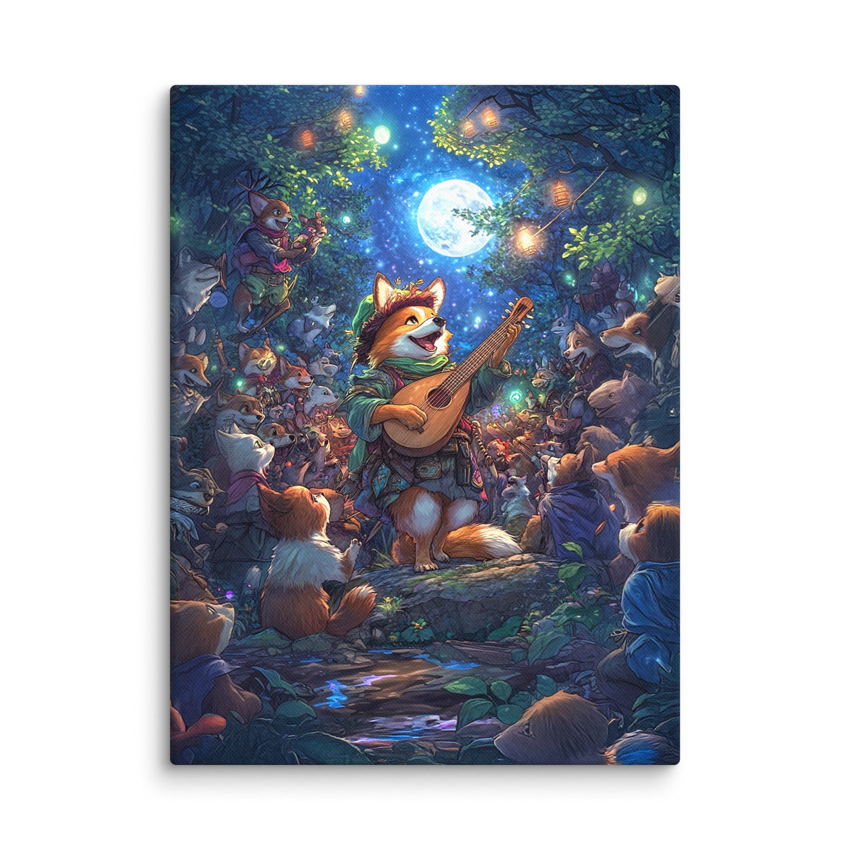 The Woodland Serenade – Canvas Print - BBairt