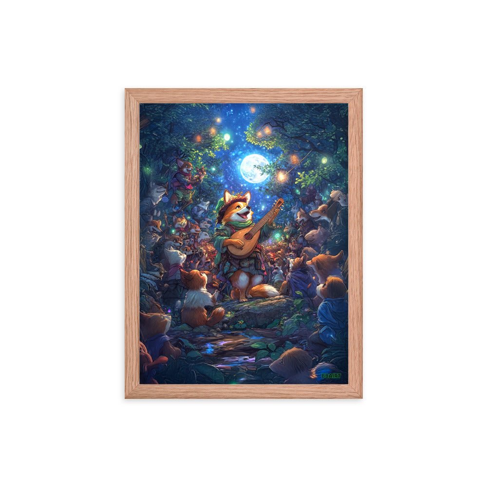 The Woodland Serenade - Framed Matte Poster - BBairt