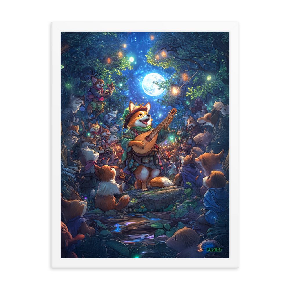 The Woodland Serenade - Framed Matte Poster - BBairt