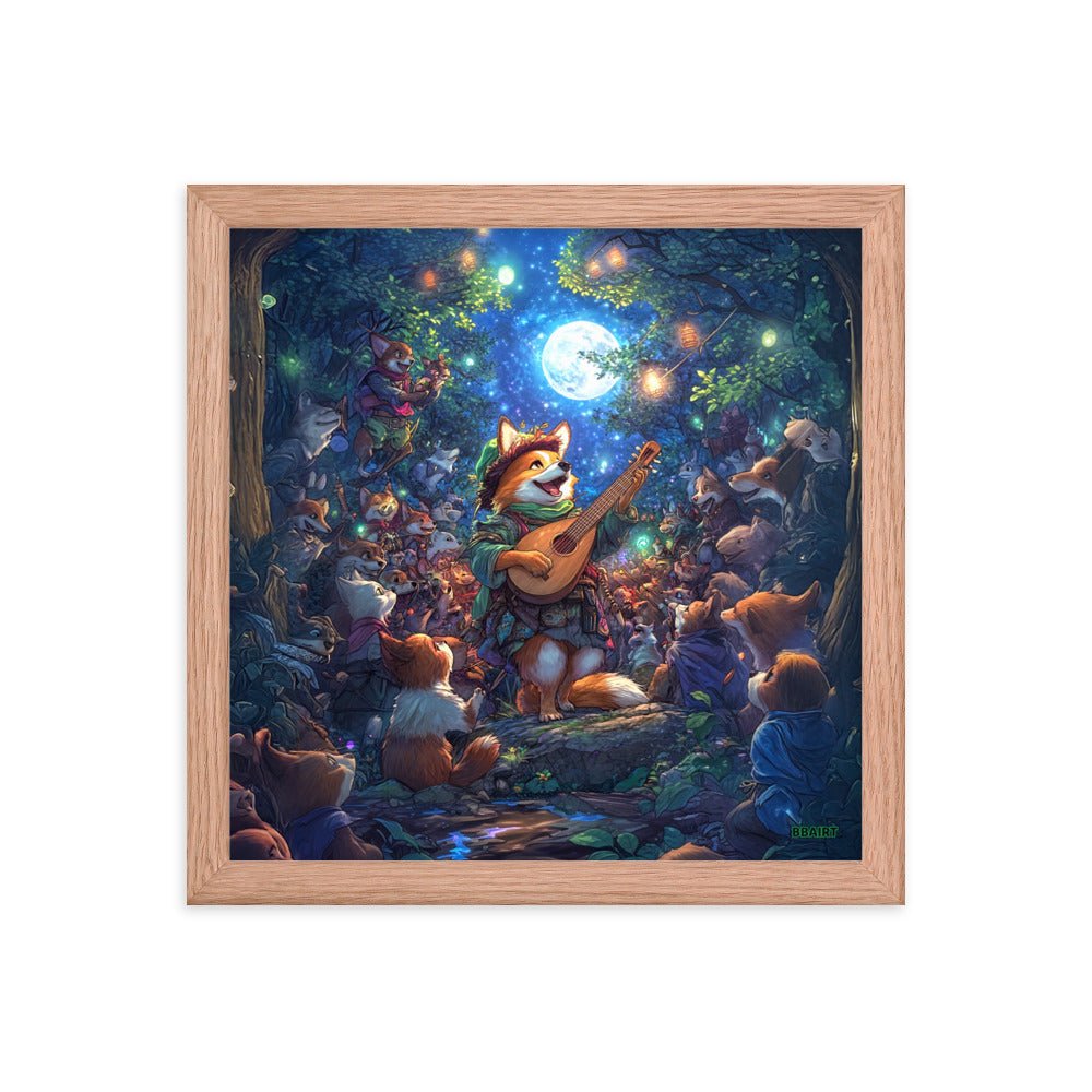 The Woodland Serenade - Framed Matte Poster - BBairt
