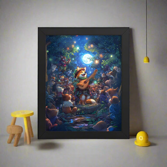 The Woodland Serenade - Framed Photo Paper Poster - BBairt
