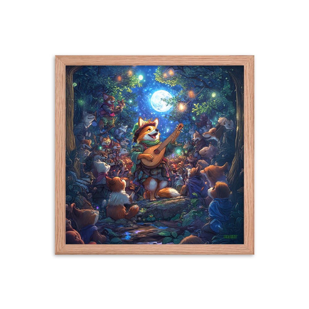 The Woodland Serenade - Framed Photo Paper Poster - BBairt