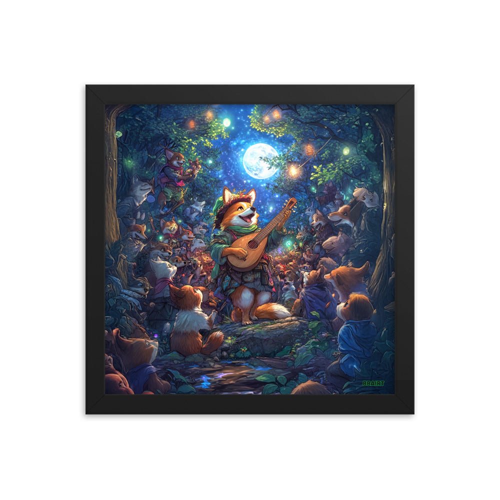 The Woodland Serenade - Framed Photo Paper Poster - BBairt