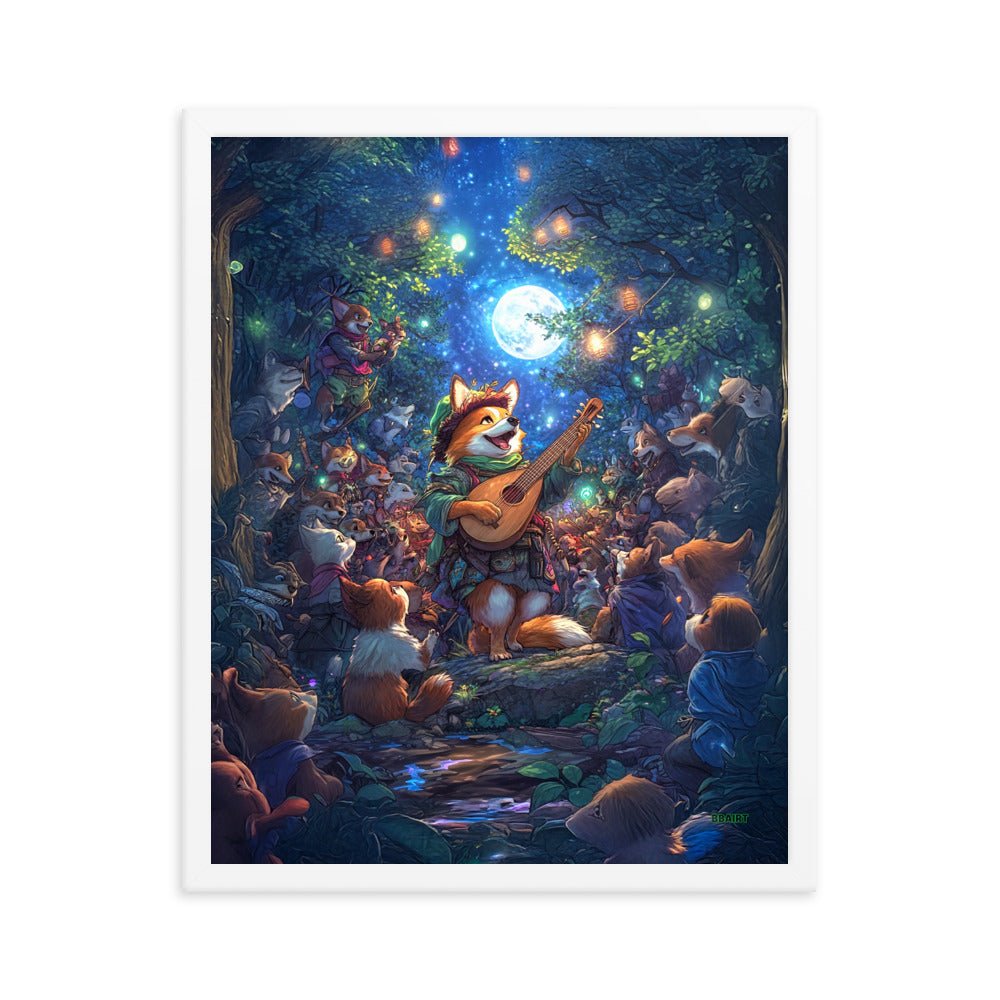 The Woodland Serenade - Framed Photo Paper Poster - BBairt