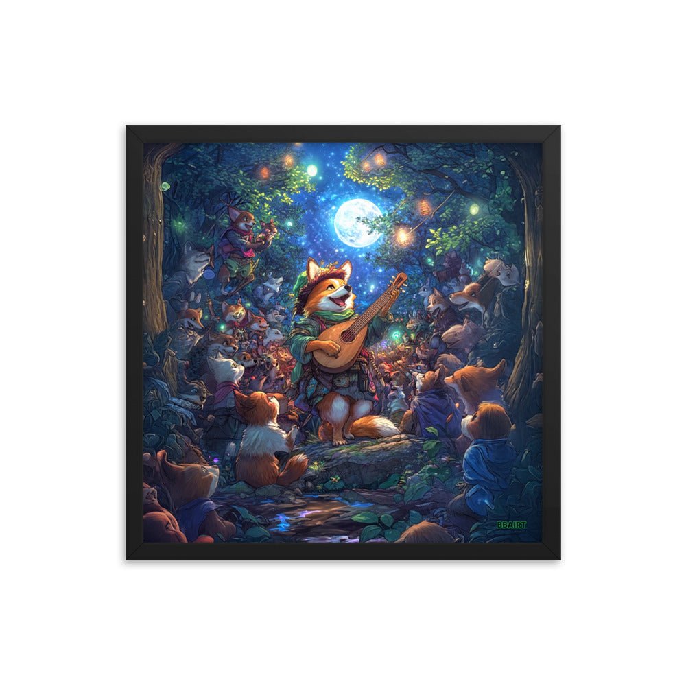 The Woodland Serenade - Framed Photo Paper Poster - BBairt