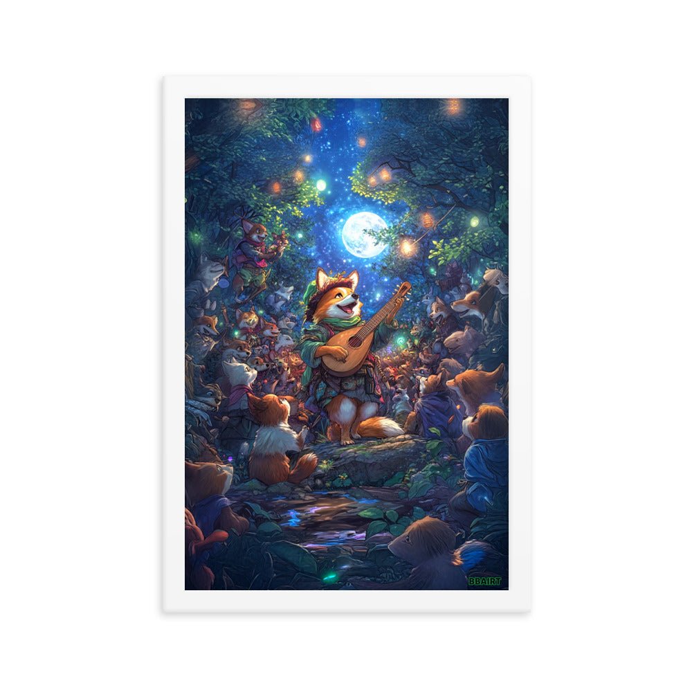 The Woodland Serenade - Framed Photo Paper Poster - BBairt