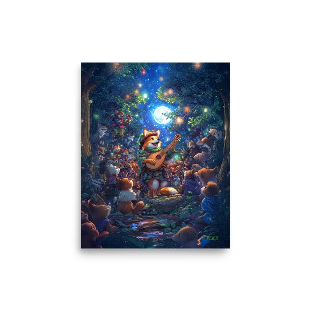 The Woodland Serenade – Photo Paper Poster - BBairt