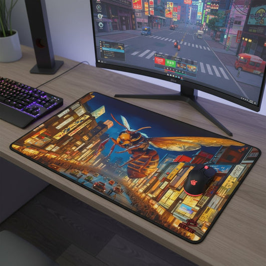 Tokyo Tower Terror Desk Mat - Kaiju Capitals