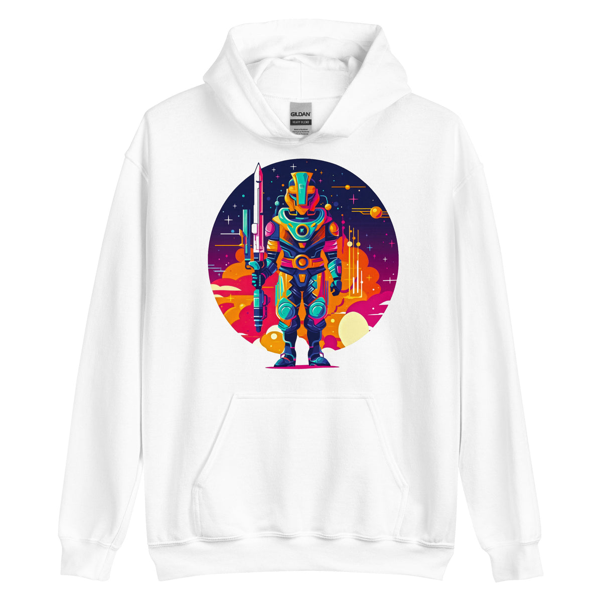 Vector Soldier Two - Unisex Gildan 18500 Hoodie