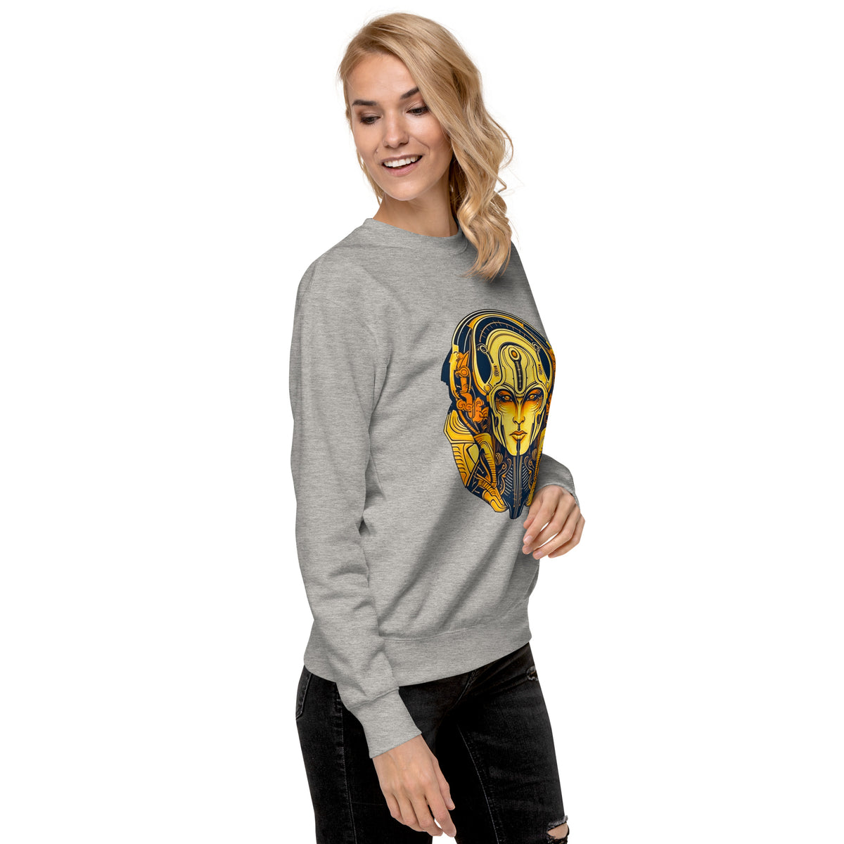 The Guardian's Mask: Alloyra - Unisex Premium Sweatshirt