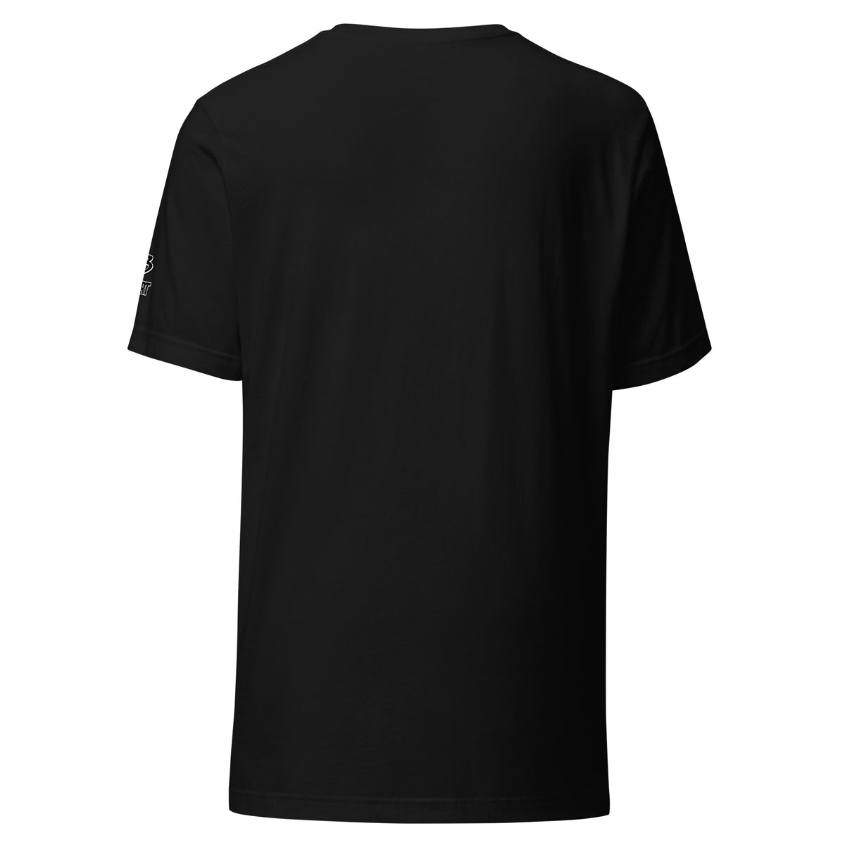 Night Shift Sanitation – Birds of Labor unisex staple T-shirt, black back view mockup