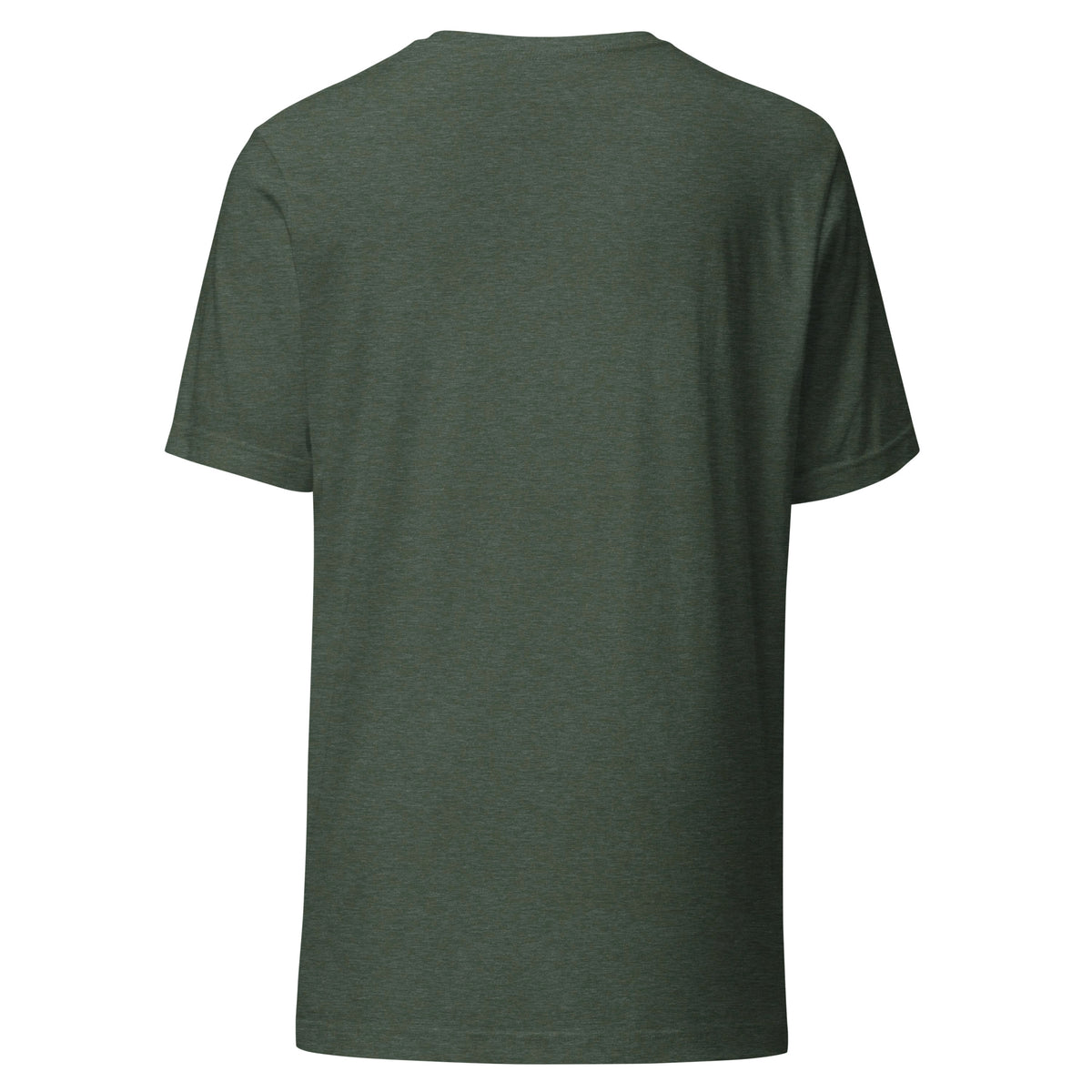 Heard. Yes Chef! unisex staple T-shirt — heather forest back view mockup