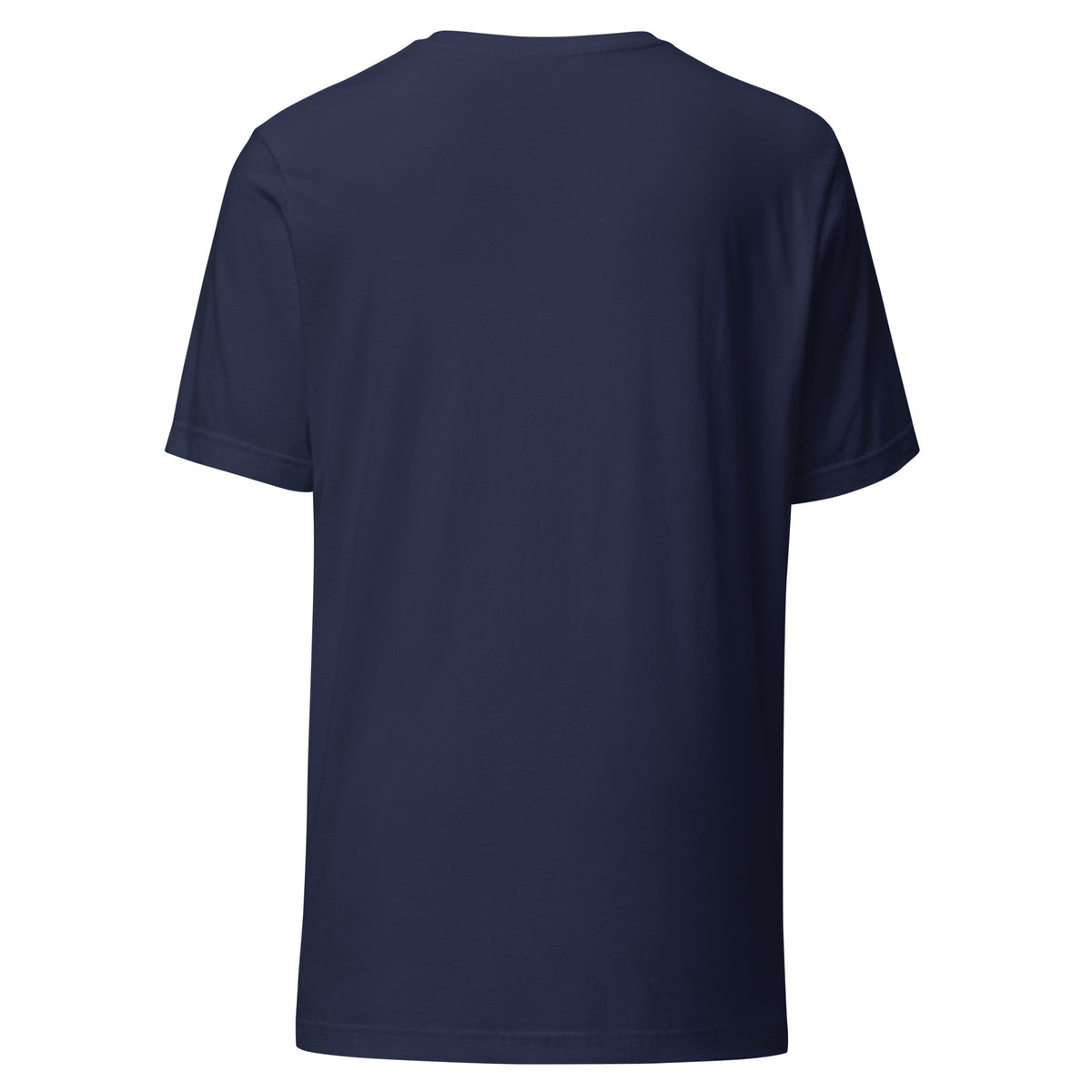 Heard. Yes Chef! unisex staple T-shirt — navy back view mockup