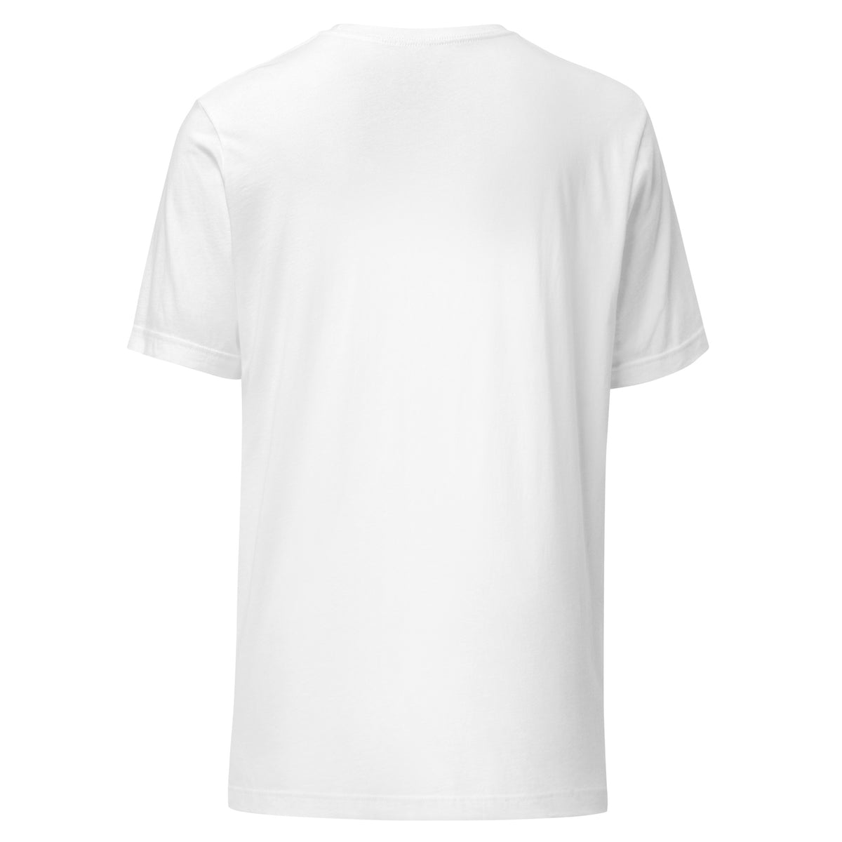 Heard. Yes Chef! unisex staple T-shirt — white back view mockup