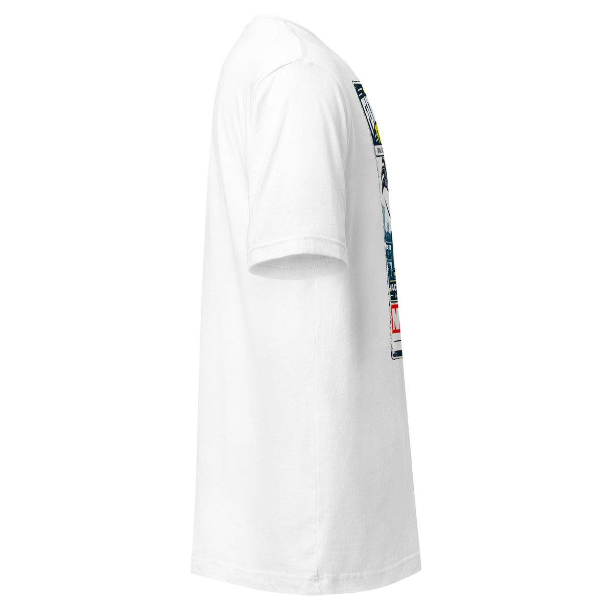 Featherflex Fitness – Birds of Labor unisex staple T-shirt, white right view mockup