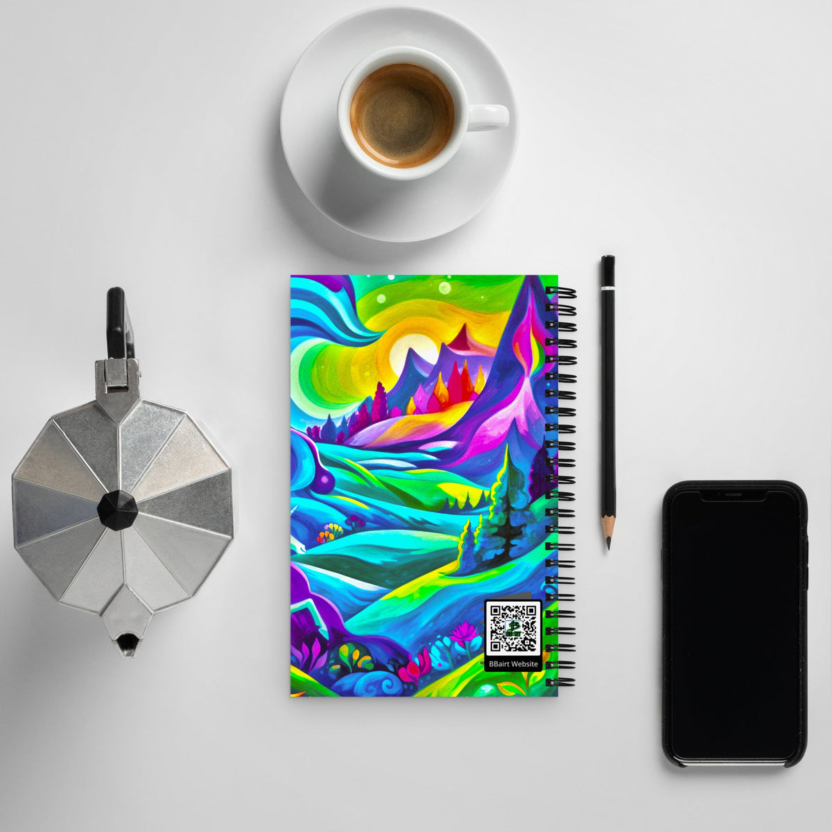 Valley of Seraphina - Spiral notebook - BBairt