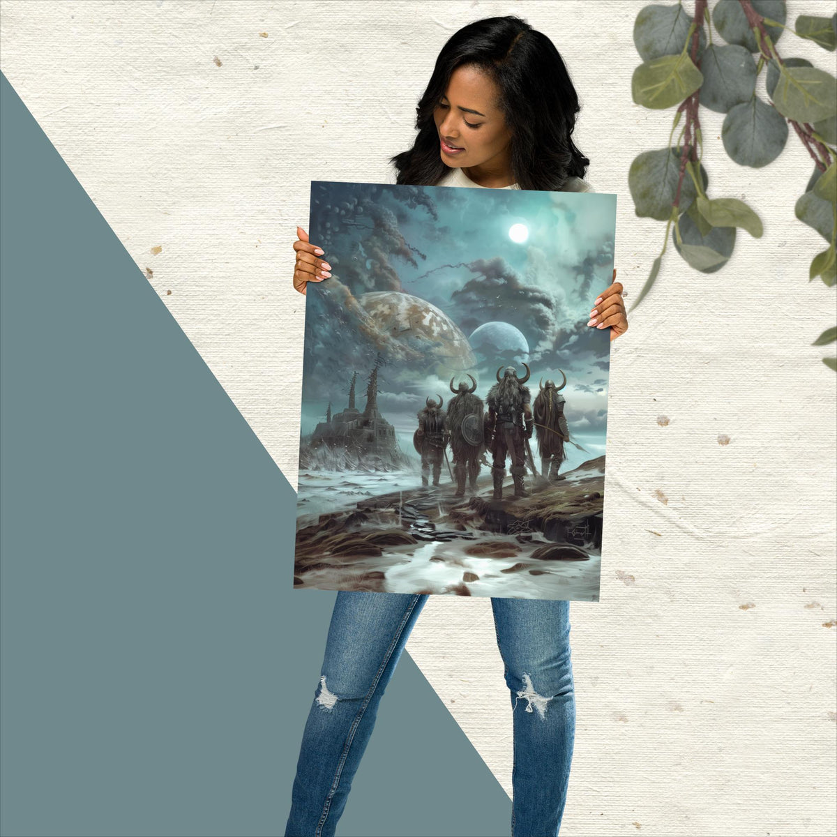 Vanguard of the Voidborn Siege - Photo paper poster - BBairt