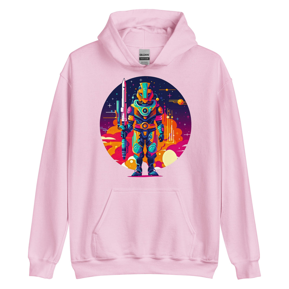 Vector Soldier Two - Unisex Gildan 18500 Hoodie - BBairt