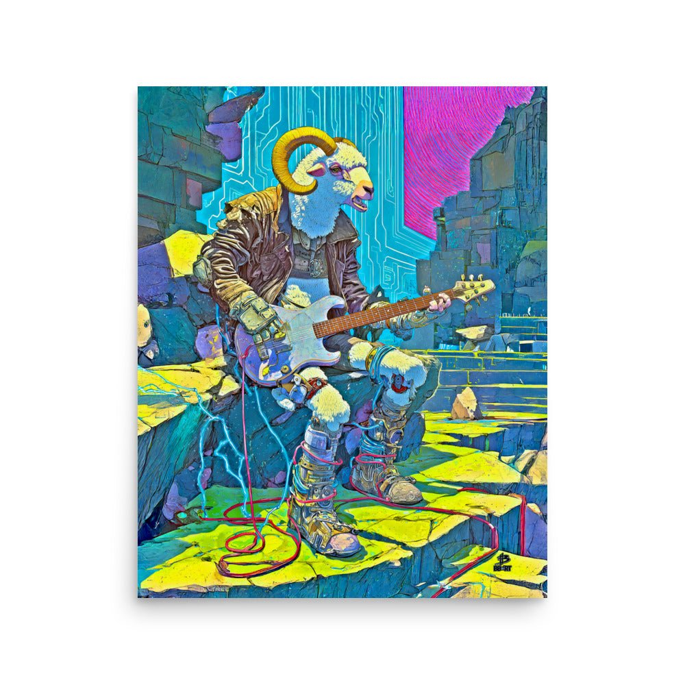 Voltage Riff – Photo Paper Poster - BBairt