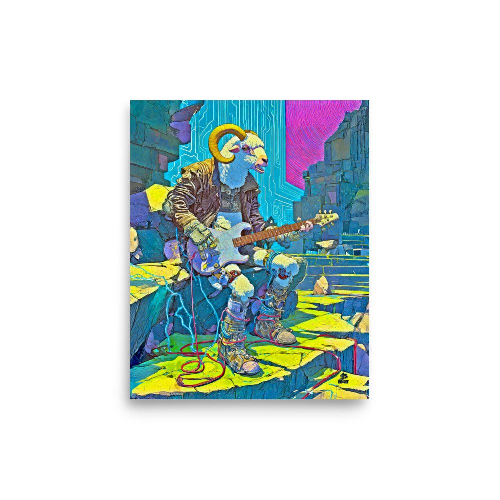 Voltage Riff – Photo Paper Poster - BBairt