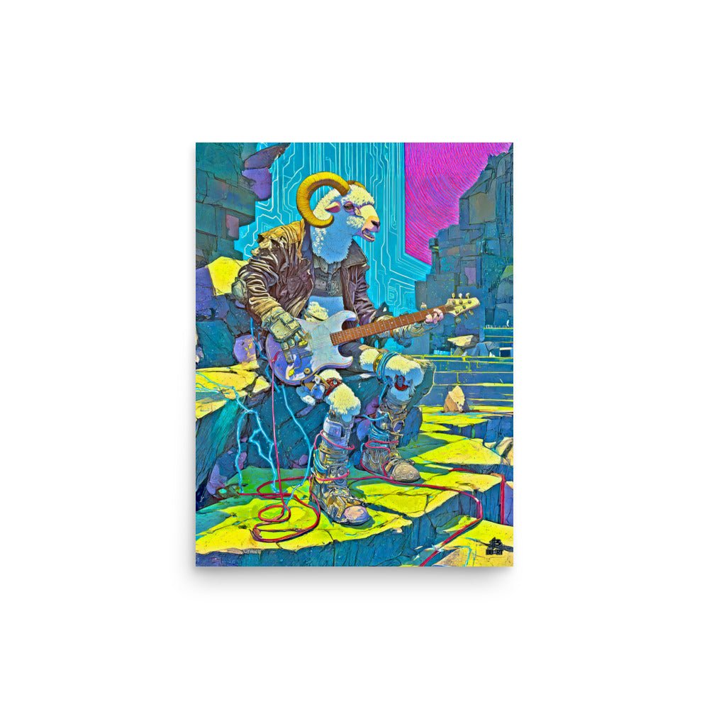 Voltage Riff – Photo Paper Poster - BBairt