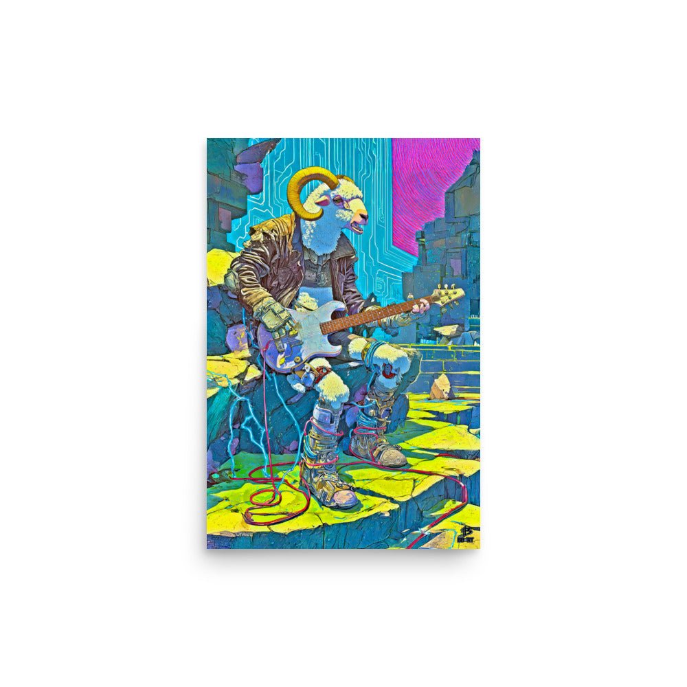 Voltage Riff – Photo Paper Poster - BBairt