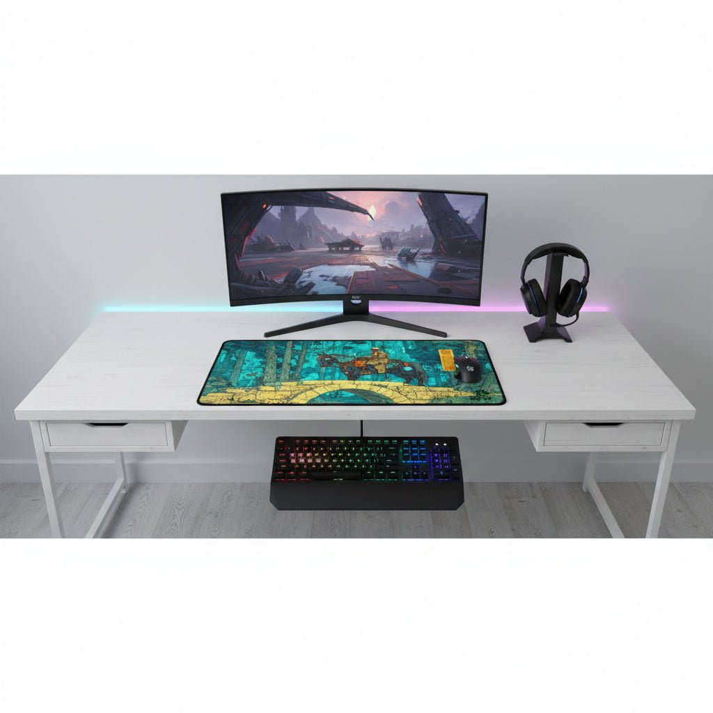 Warden of the Iron Steed Desk Mat from BBairt