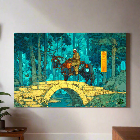 Warden of the Iron Steed - Photo Paper Poster - BBairt