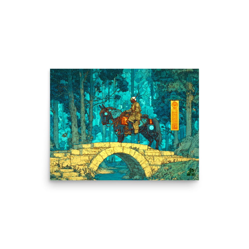 Warden of the Iron Steed - Photo Paper Poster - BBairt