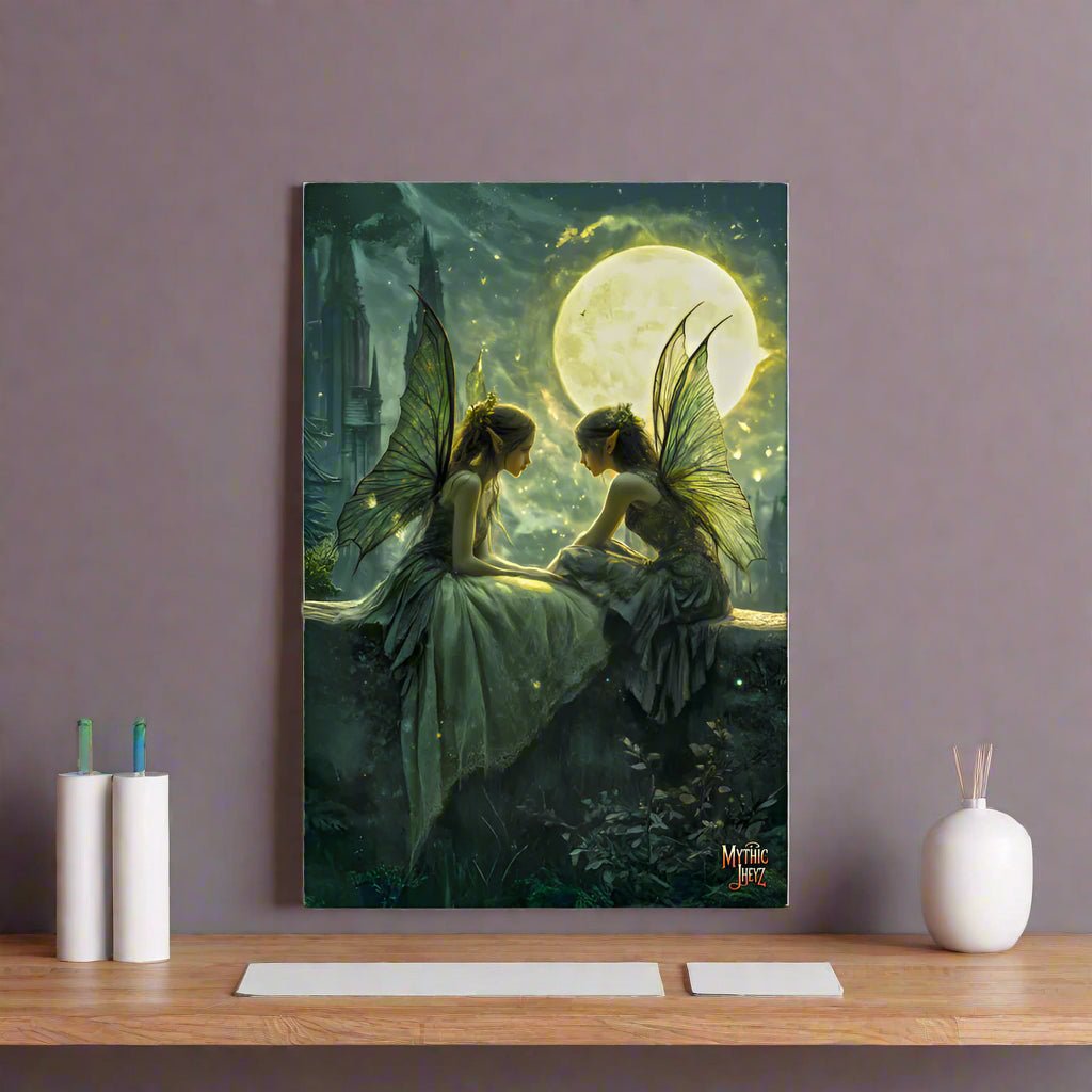 Whispering Moon Photo Paper Poster - Mythic Jheyz Collection - BBairt