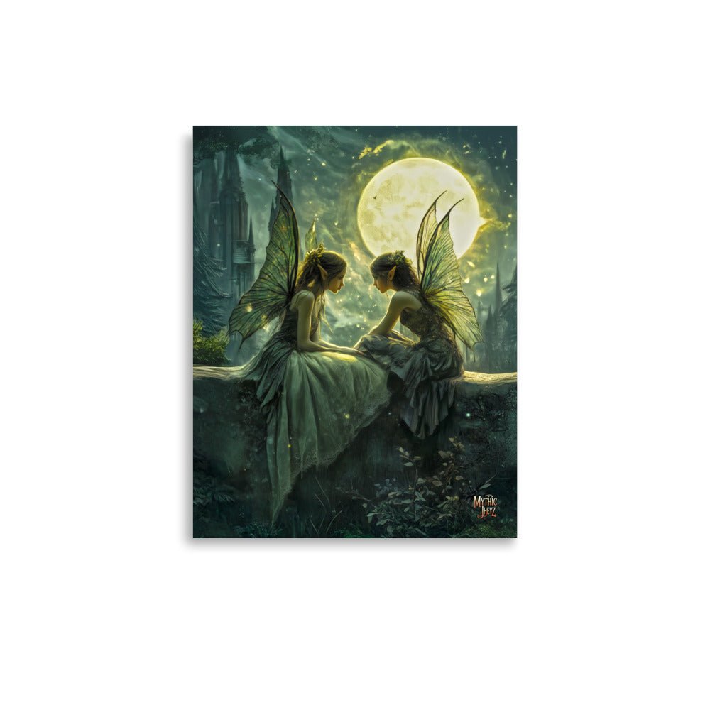 Whispering Moon Photo Paper Poster - Mythic Jheyz Collection - BBairt
