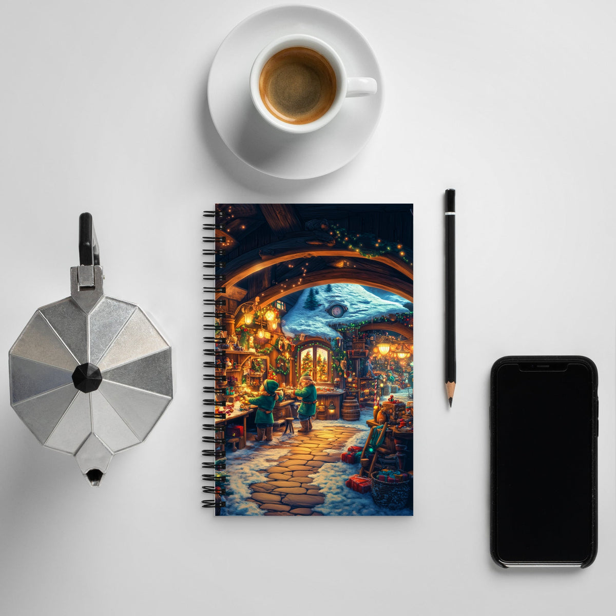Workshop Wonders Spiral Notebook - Mythic Jheyz Collection - BBairt