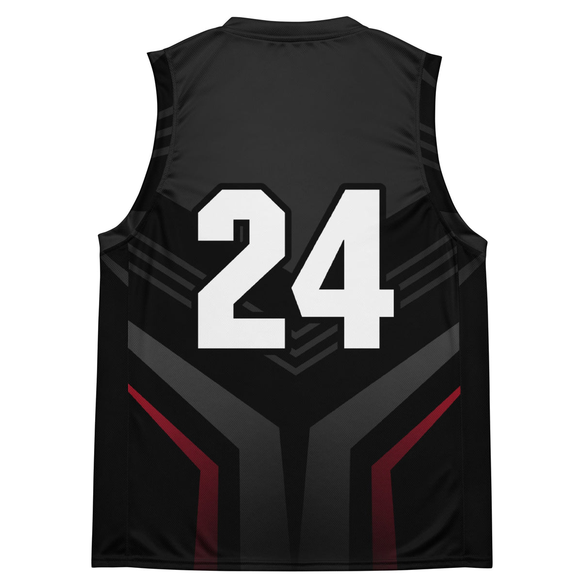 Zephyrion - Recycled unisex basketball jersey - Black - BBairt